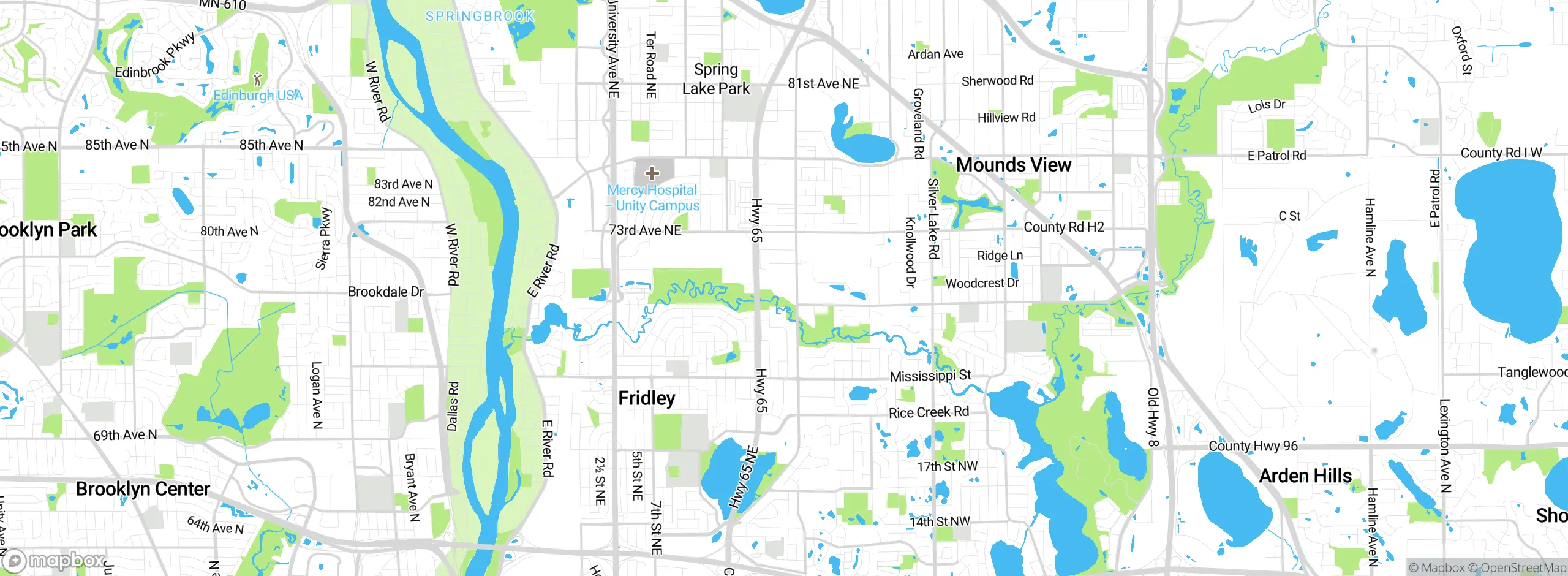 Map showing approximate location