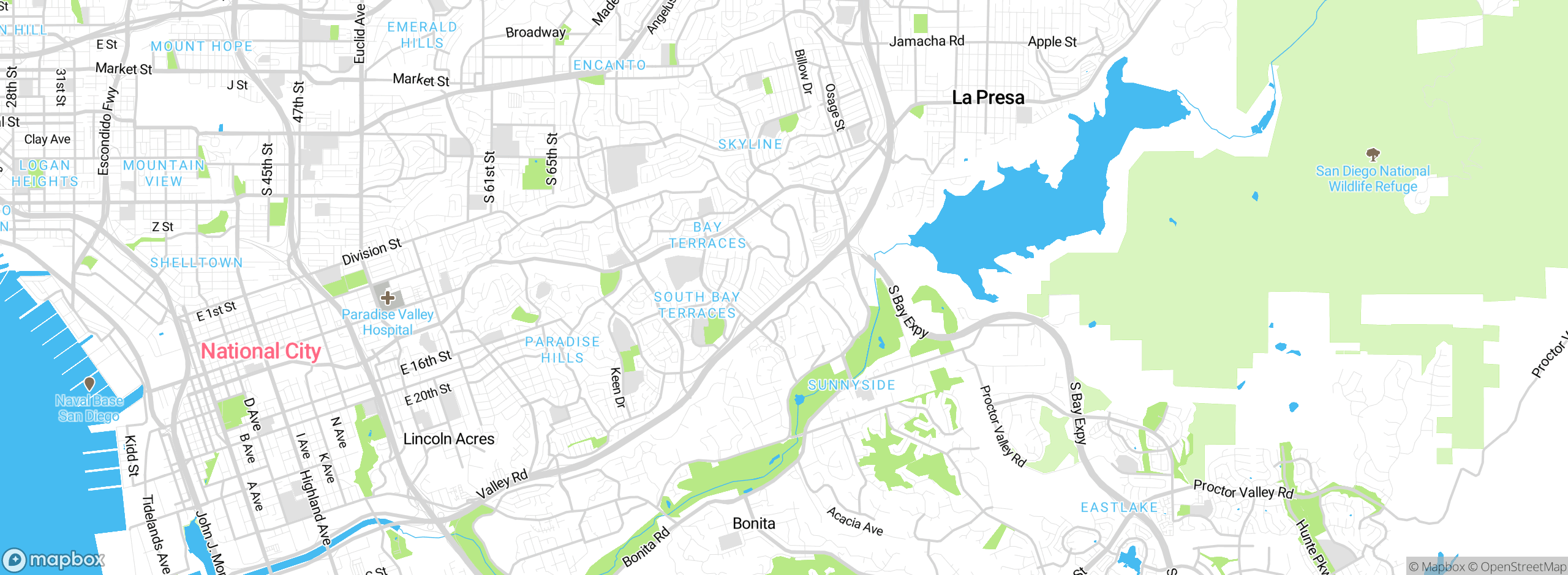 Map showing approximate location