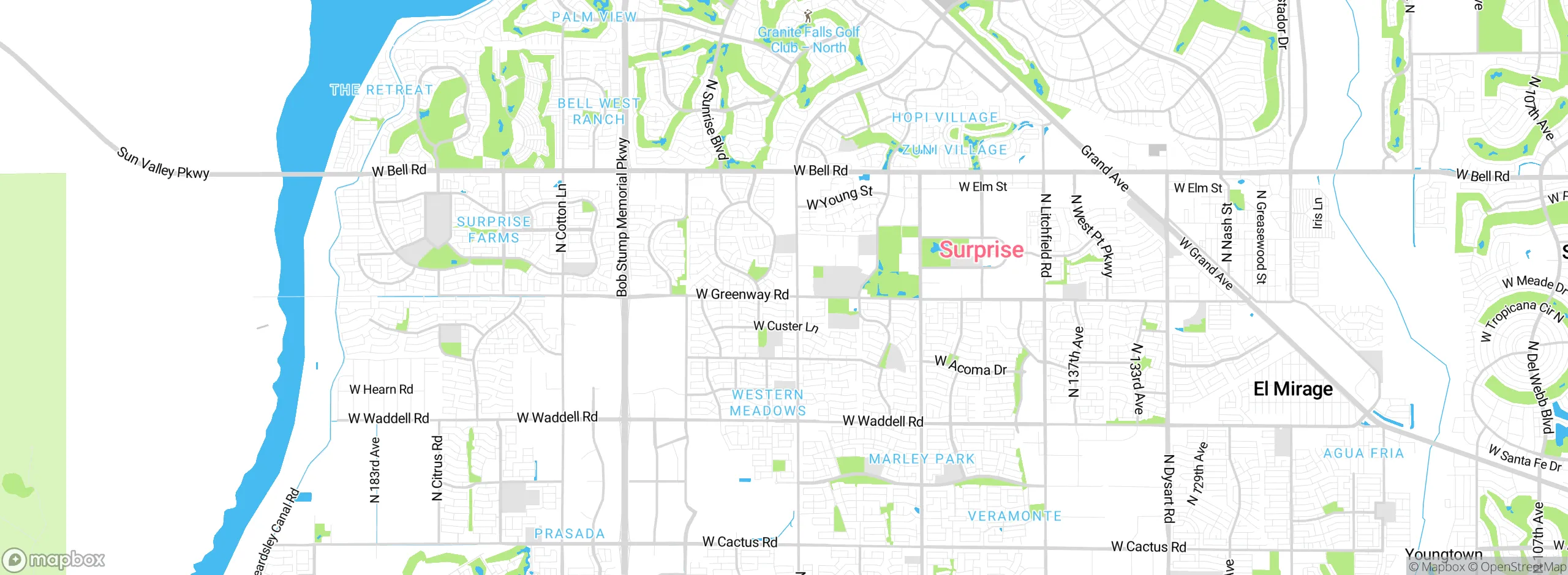 Map showing approximate location