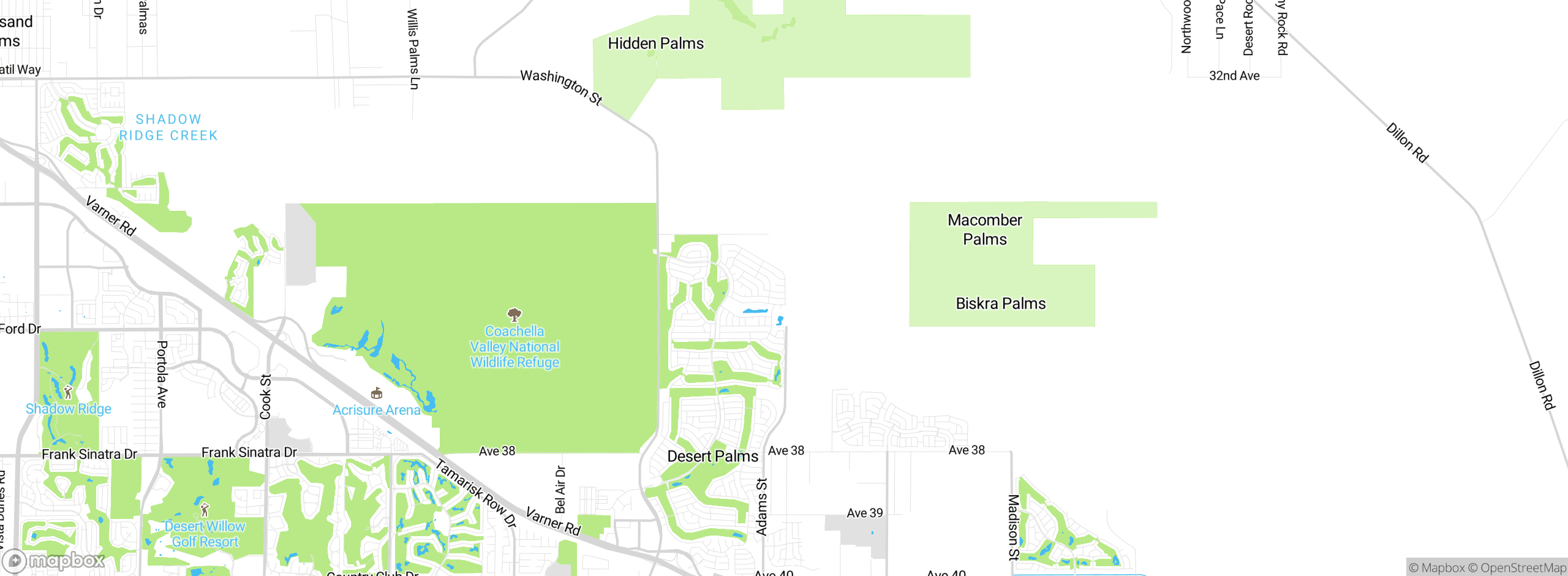 Map showing approximate location