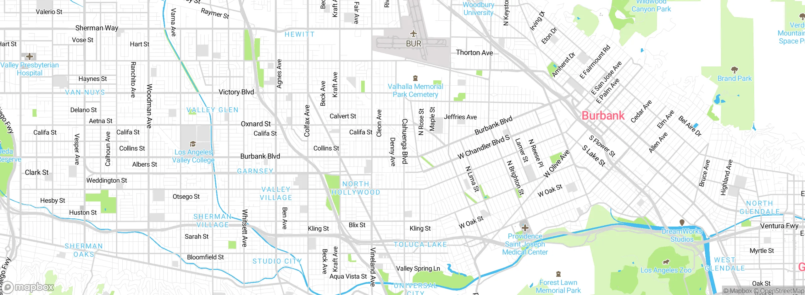 Map showing approximate location