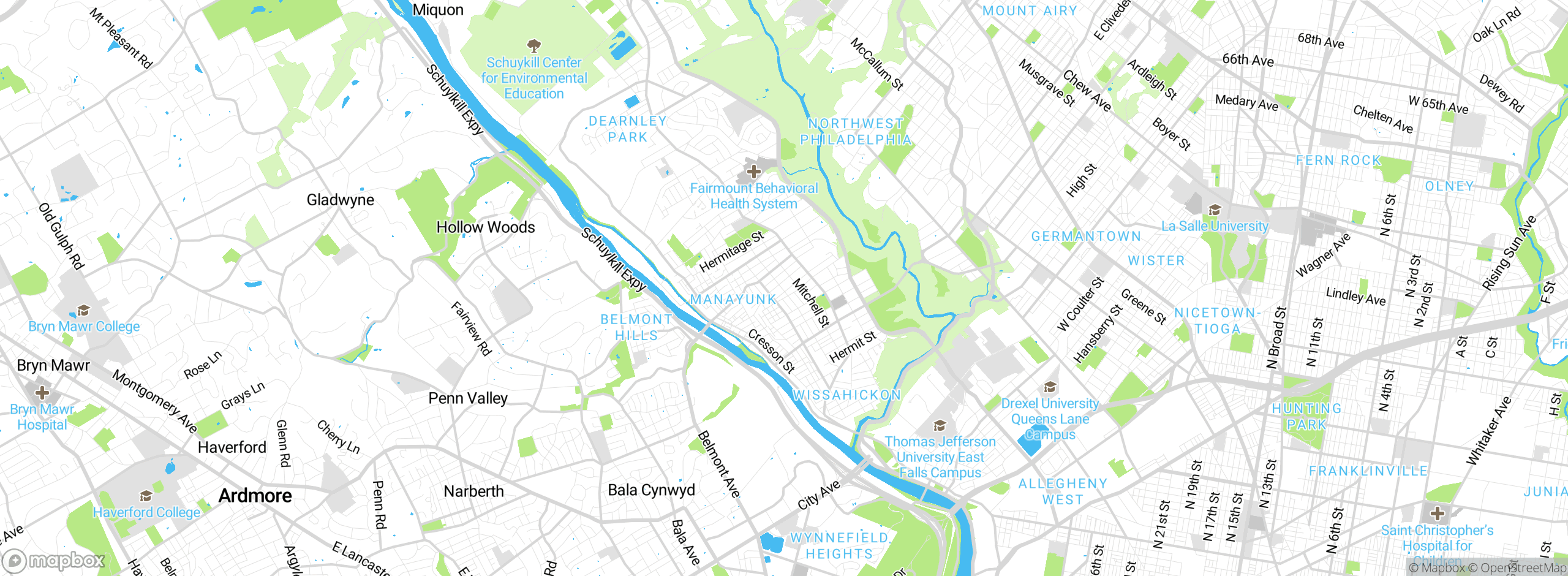 Map showing approximate location