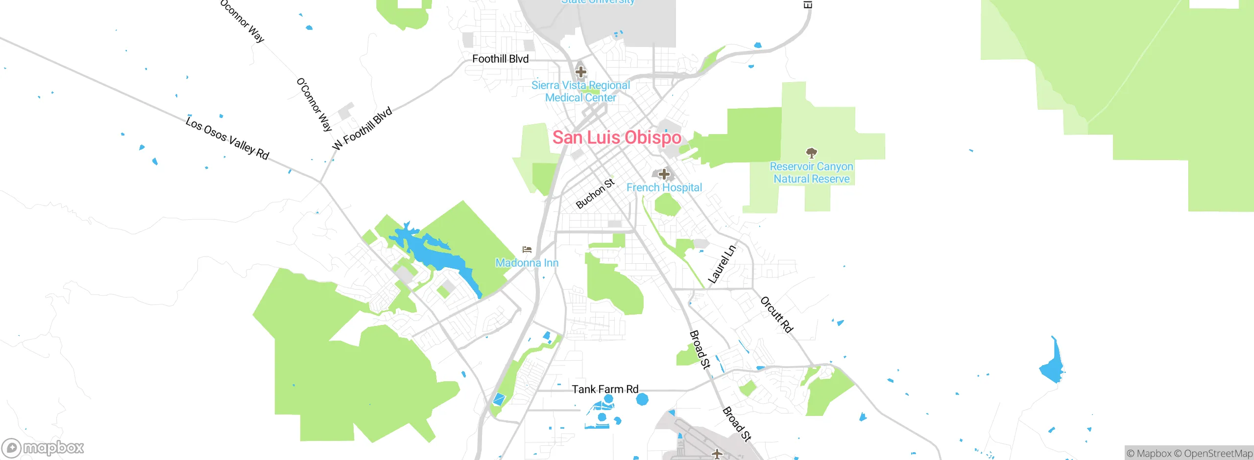 Map showing approximate location