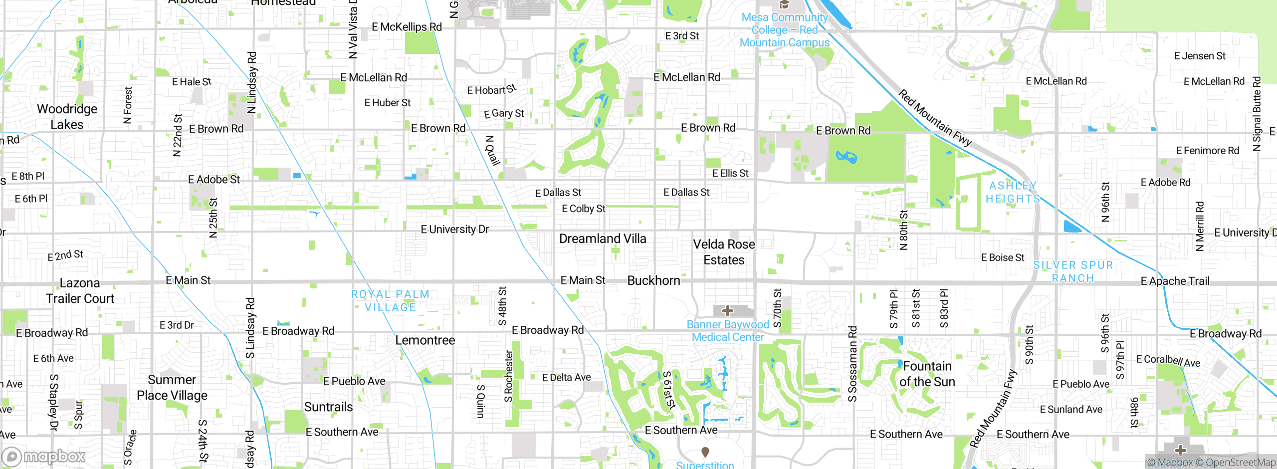 Map showing approximate location