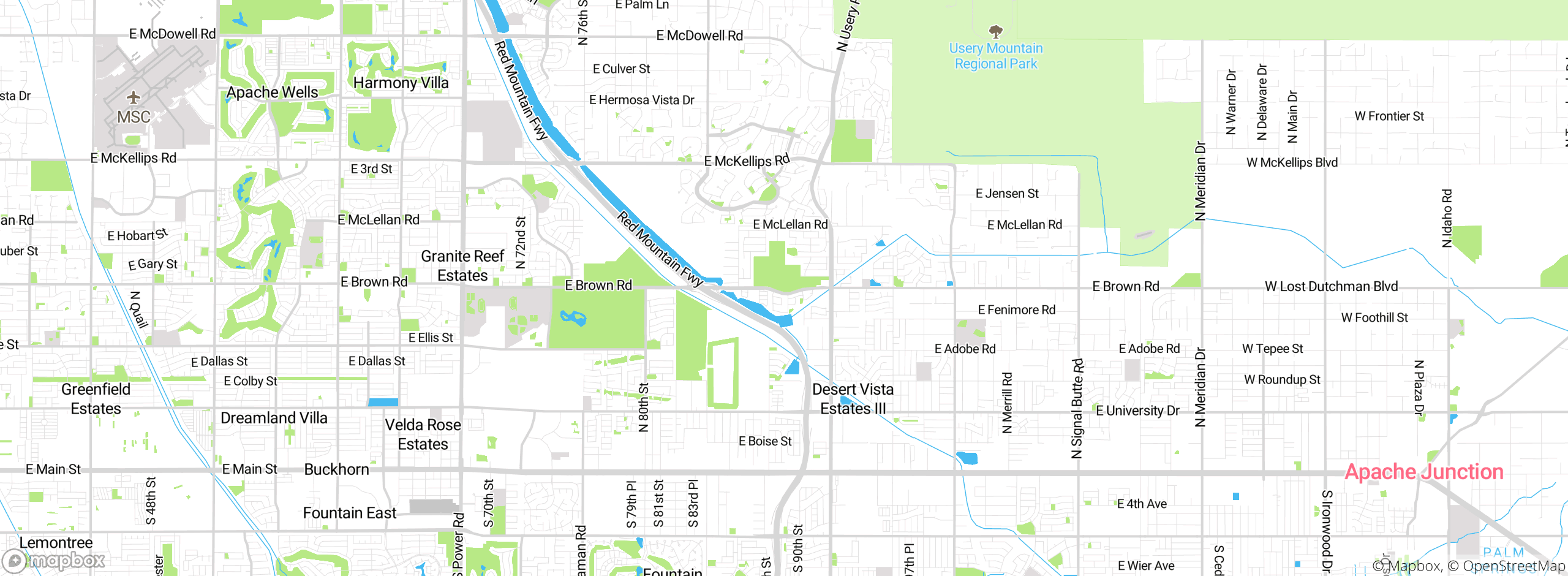 Map showing approximate location