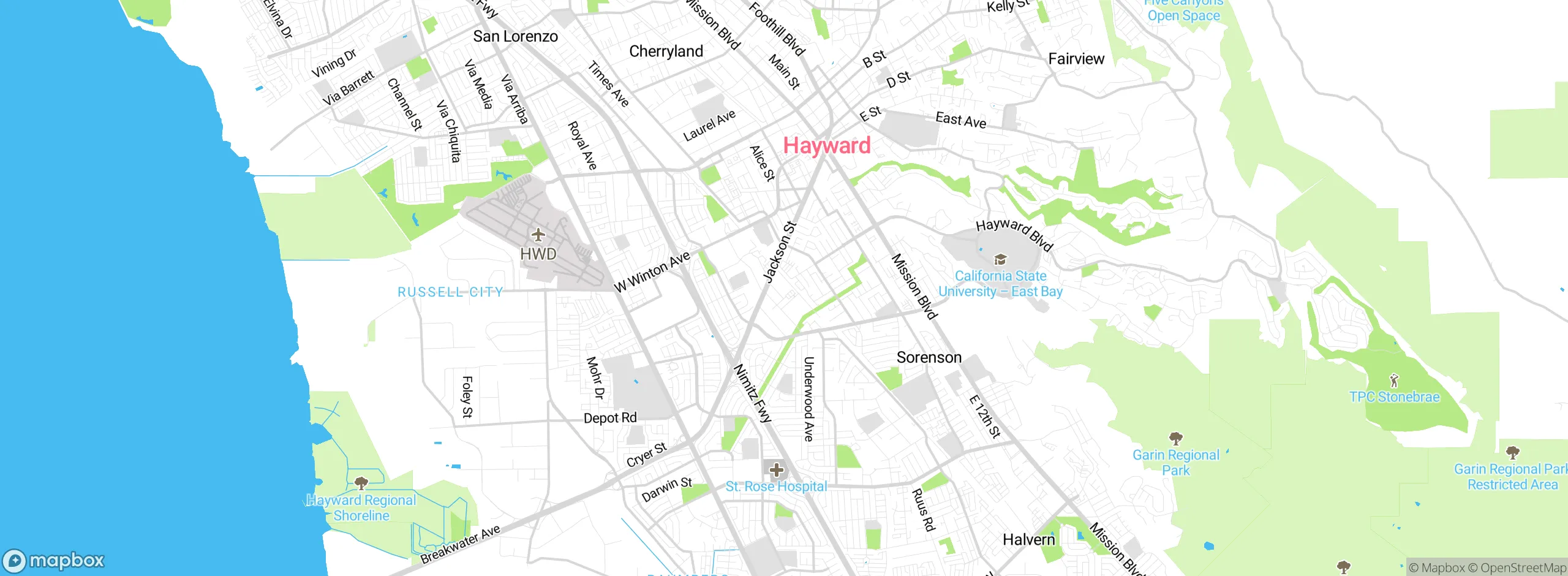 Map showing approximate location