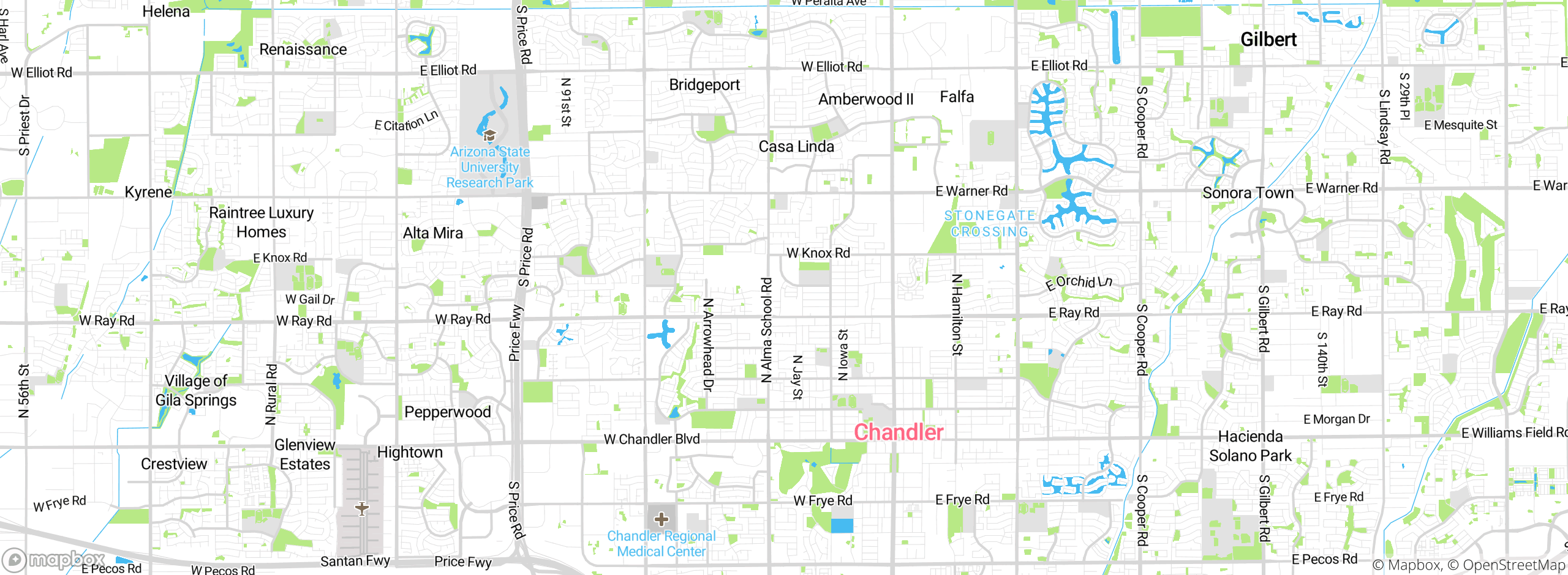 Map showing approximate location