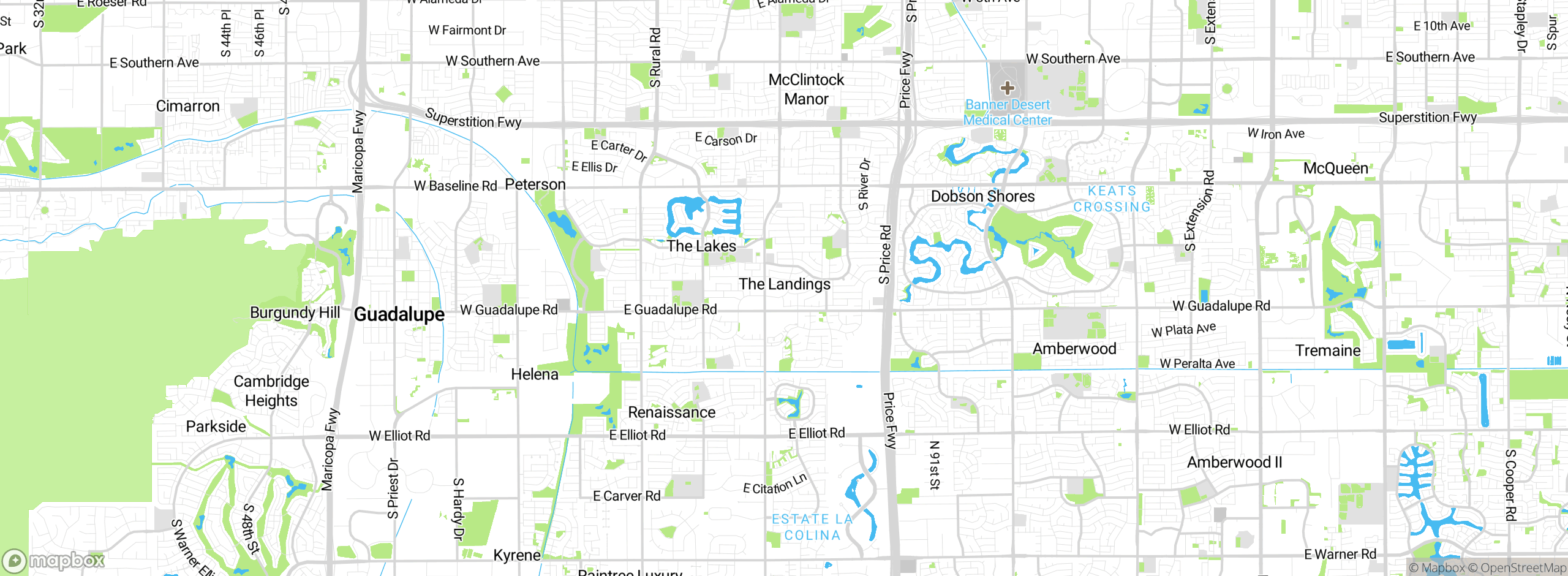 Map showing approximate location