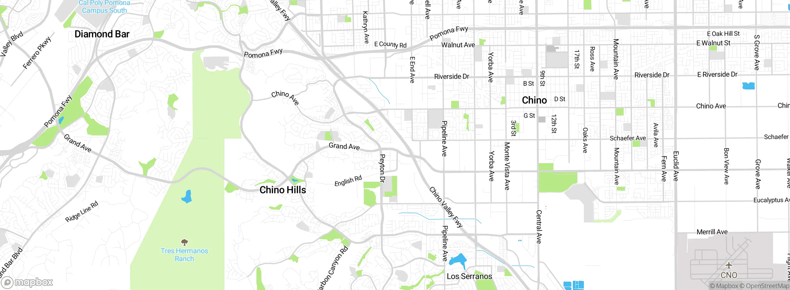 Map showing approximate location