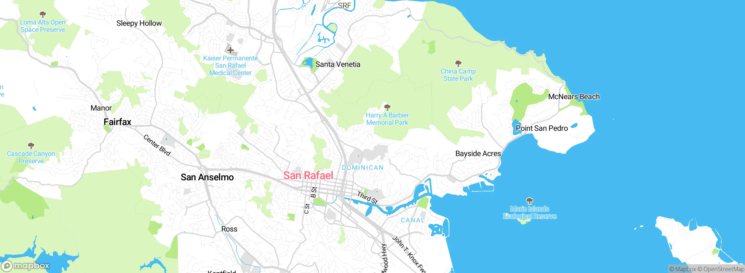 Map showing approximate location