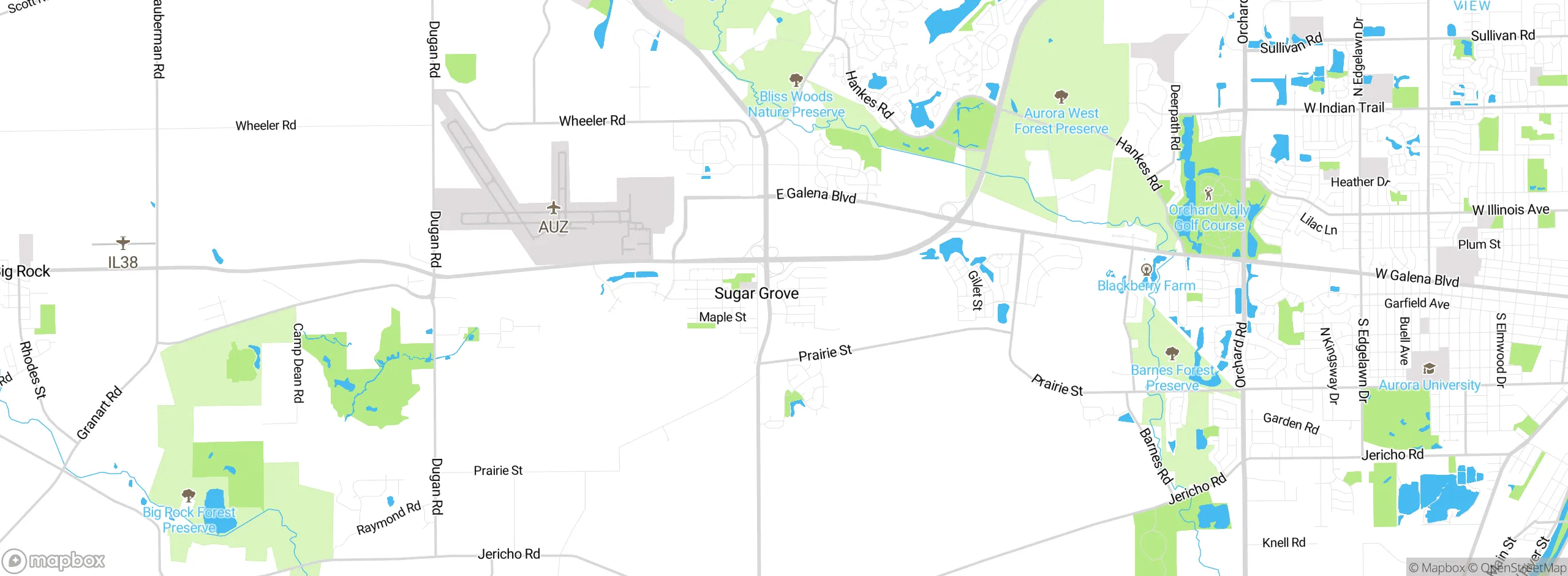 Map showing approximate location
