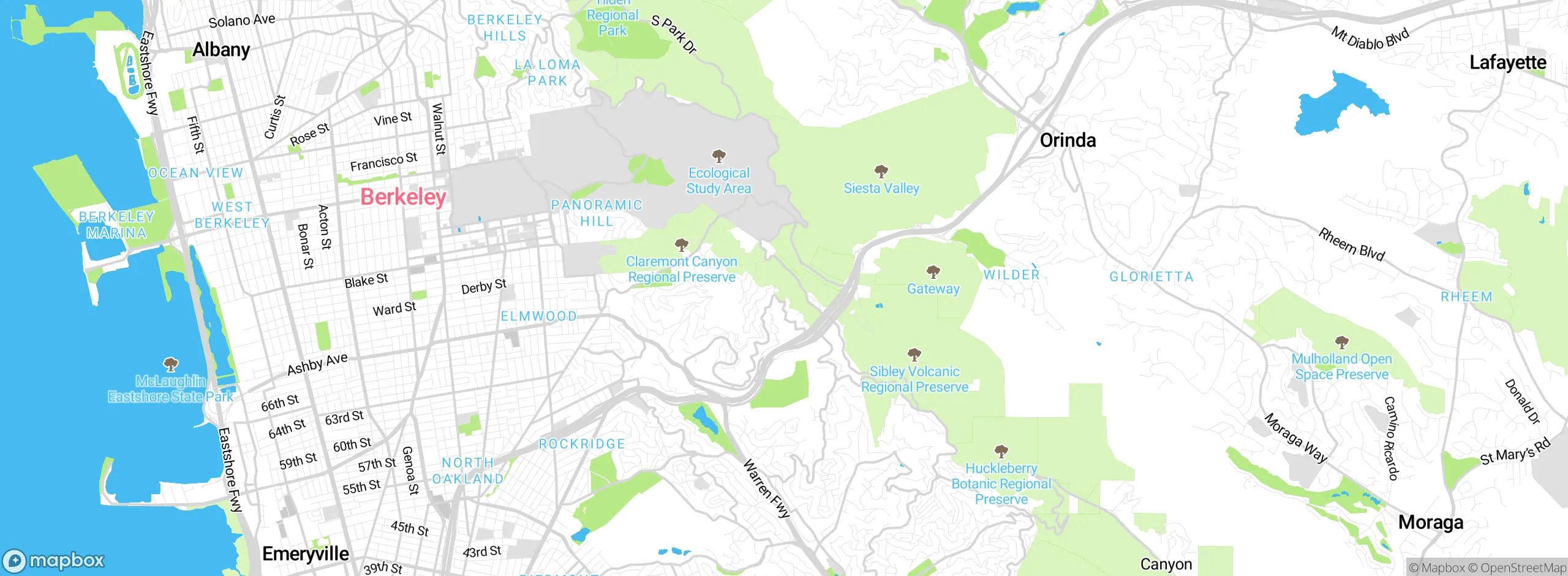 Map showing approximate location