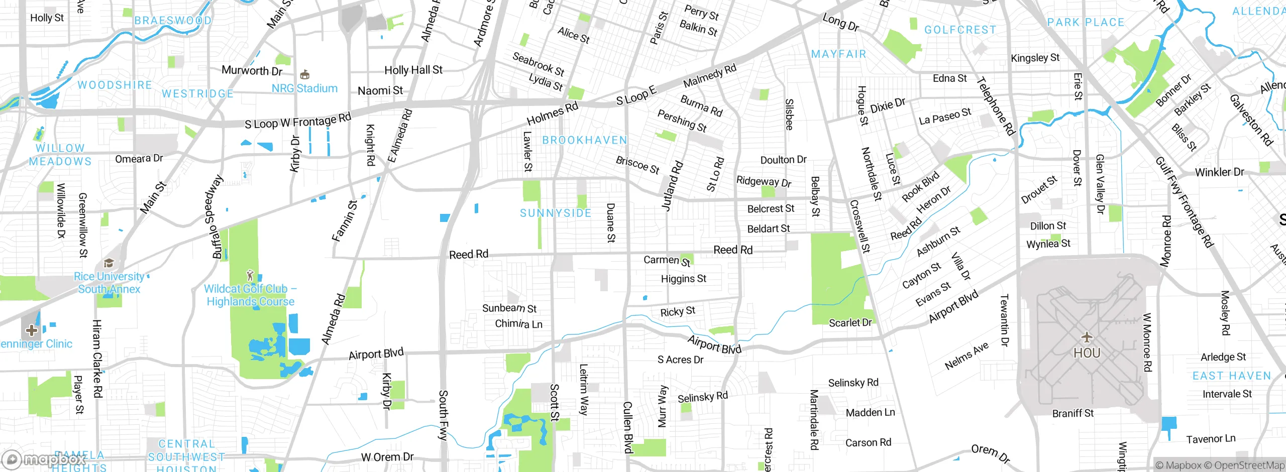 Map showing approximate location