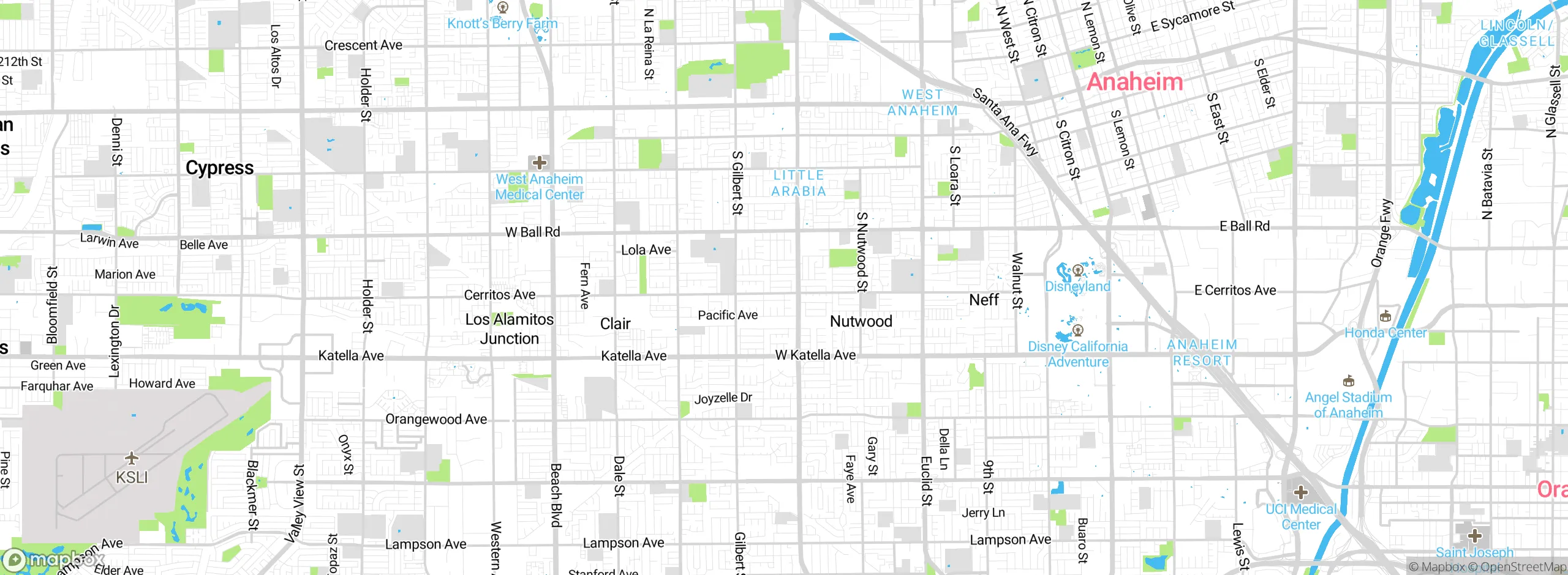 Map showing approximate location