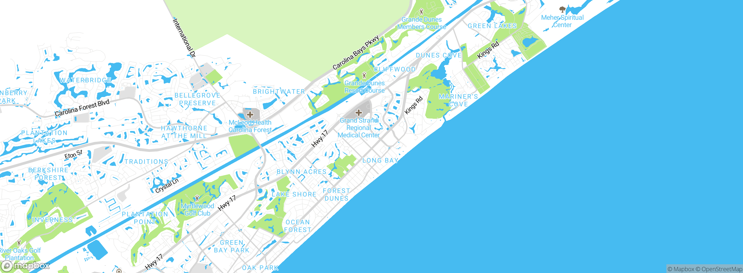 Map showing approximate location