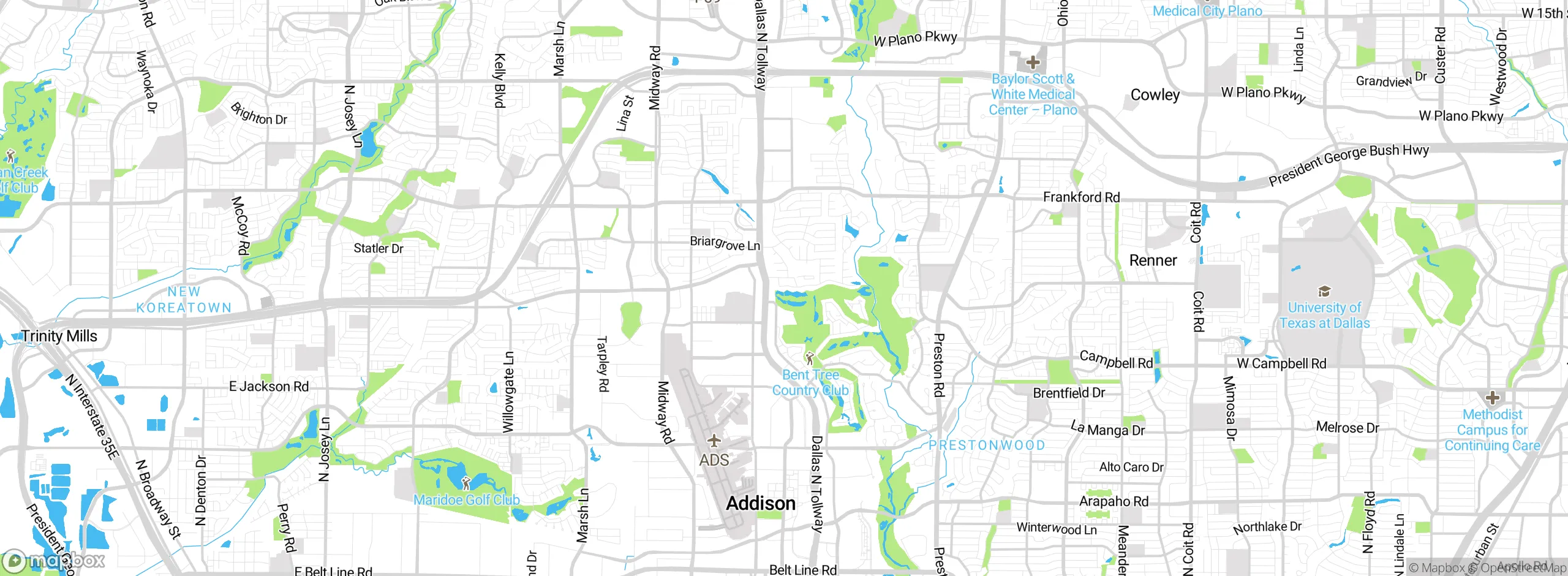 Map showing approximate location