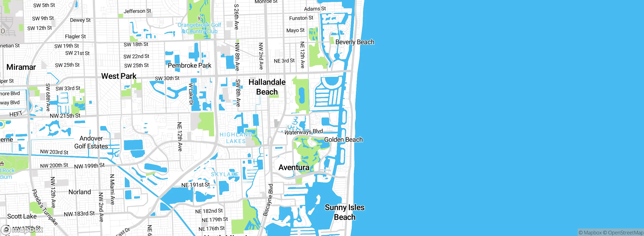 Map showing approximate location