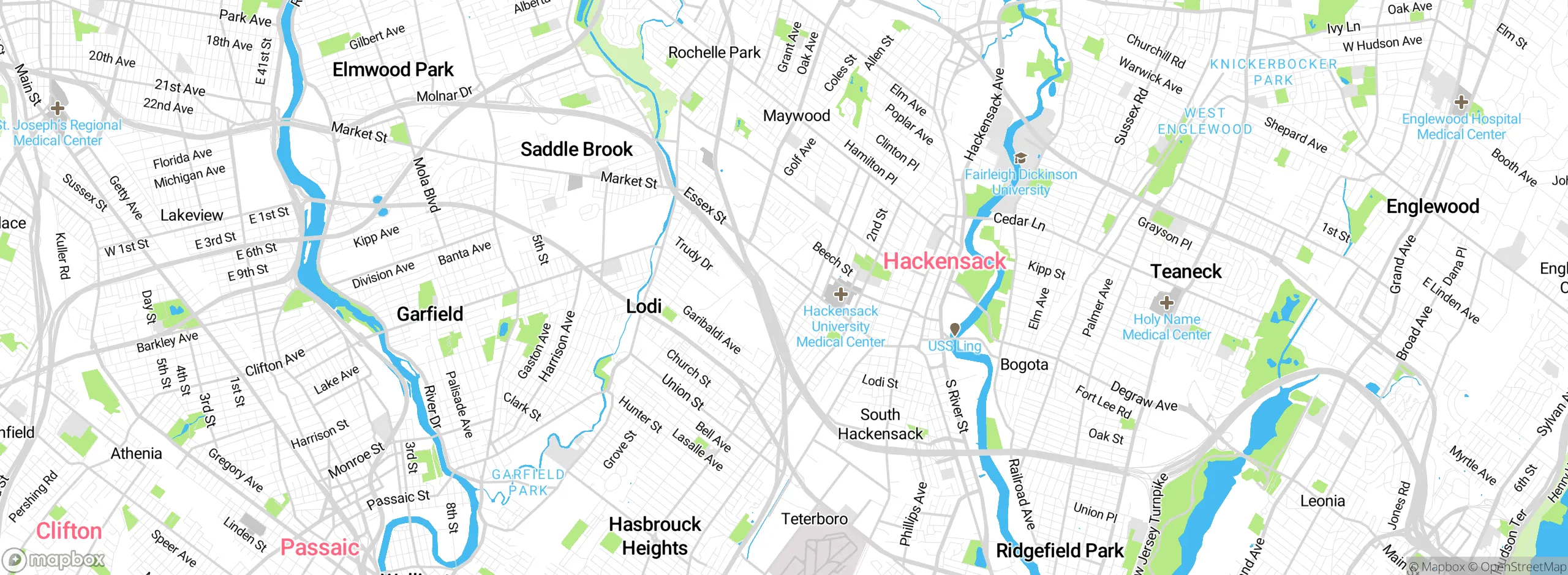 Map showing approximate location