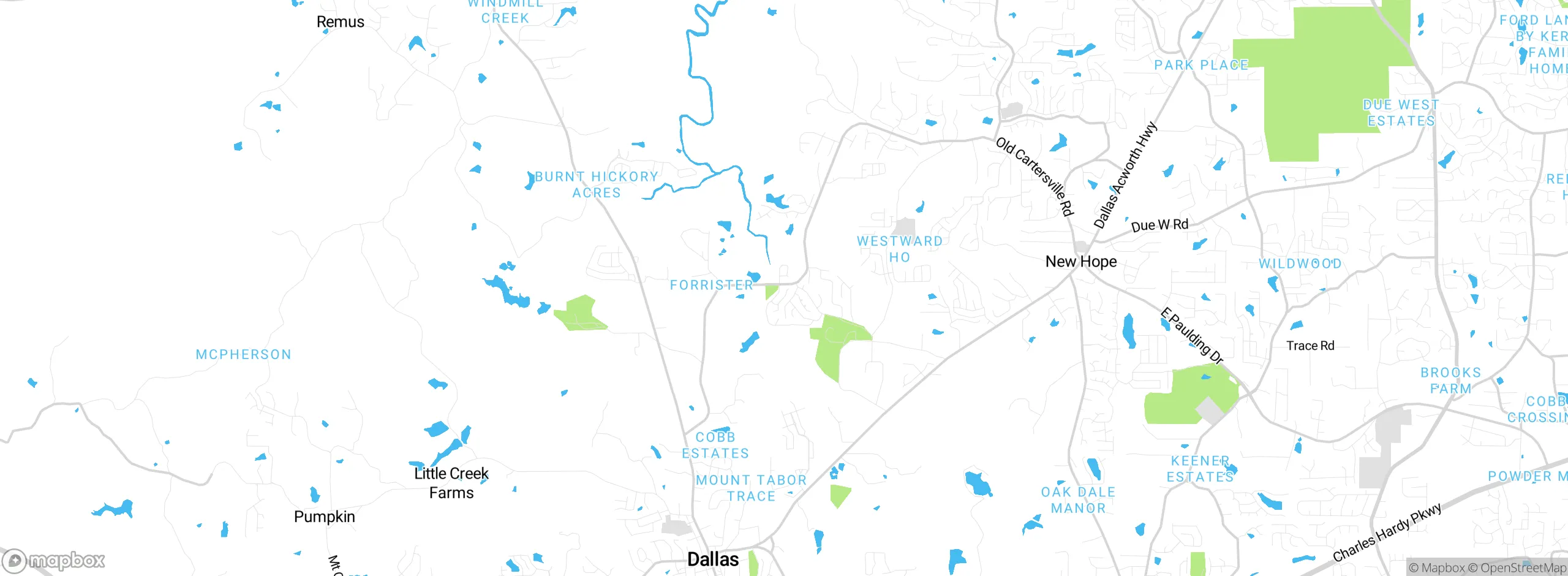 Map showing approximate location