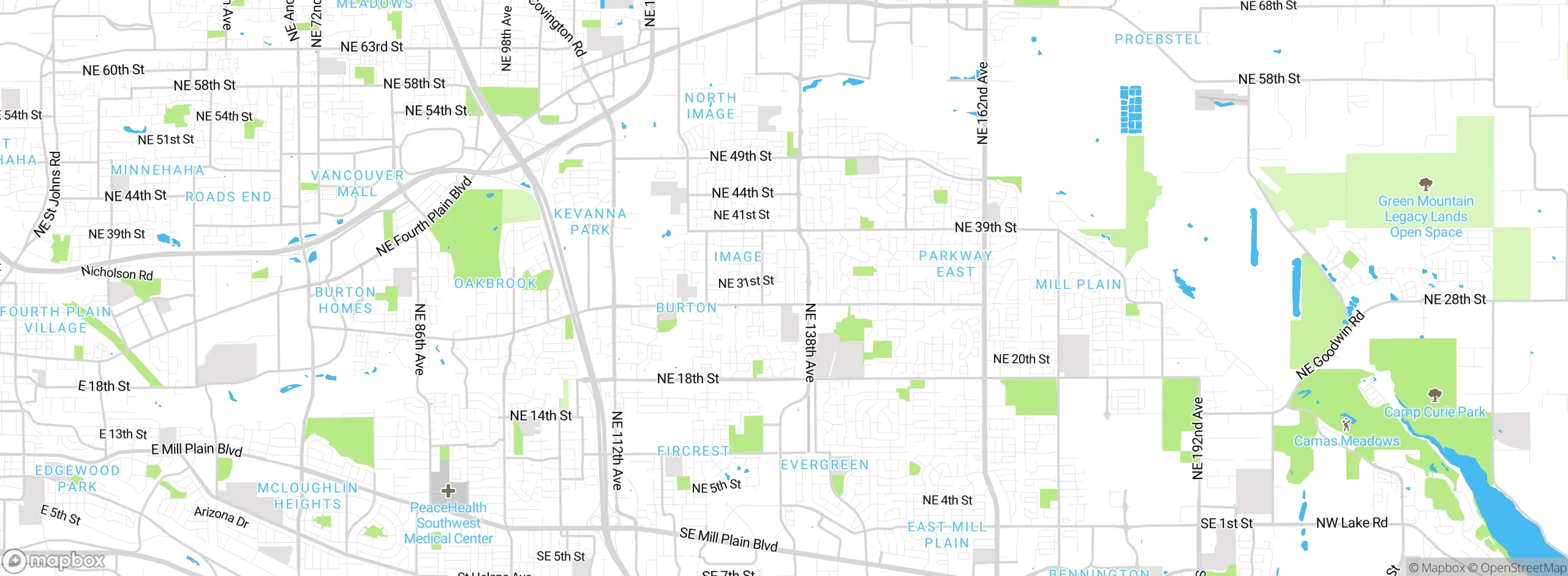 Map showing approximate location