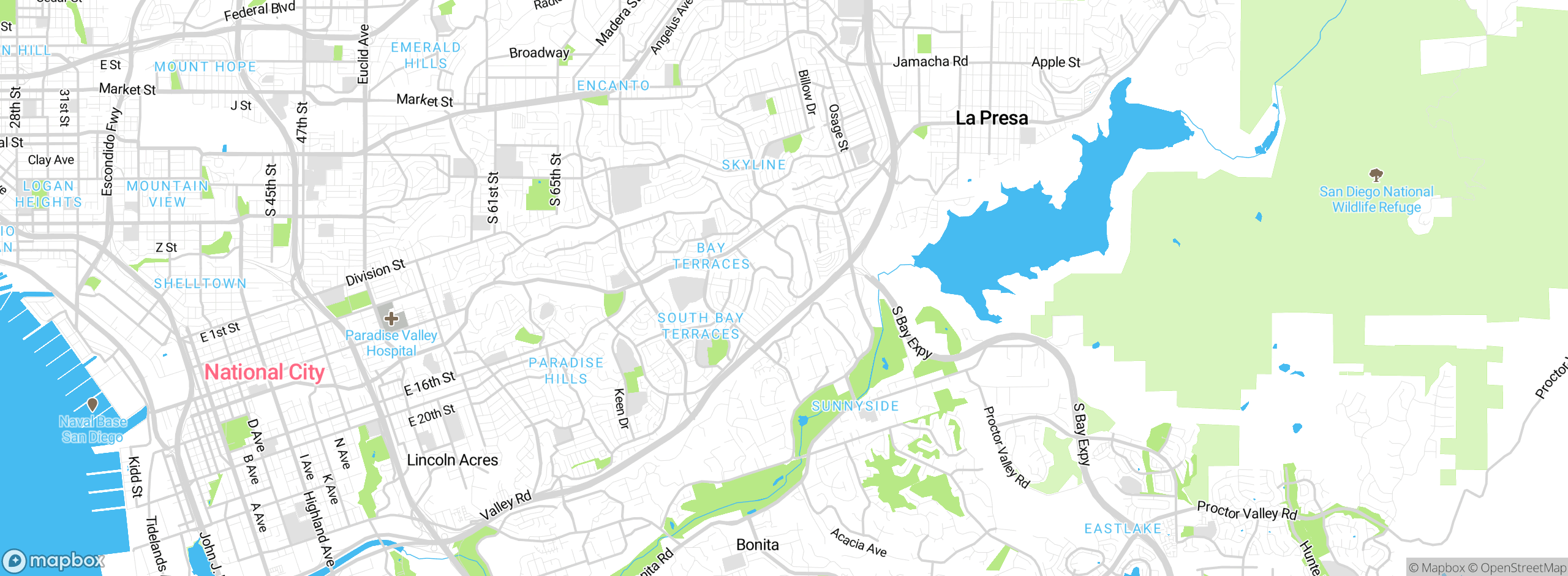 Map showing approximate location
