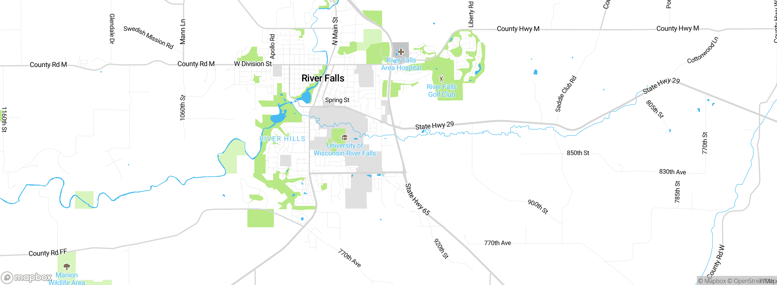 Map showing approximate location