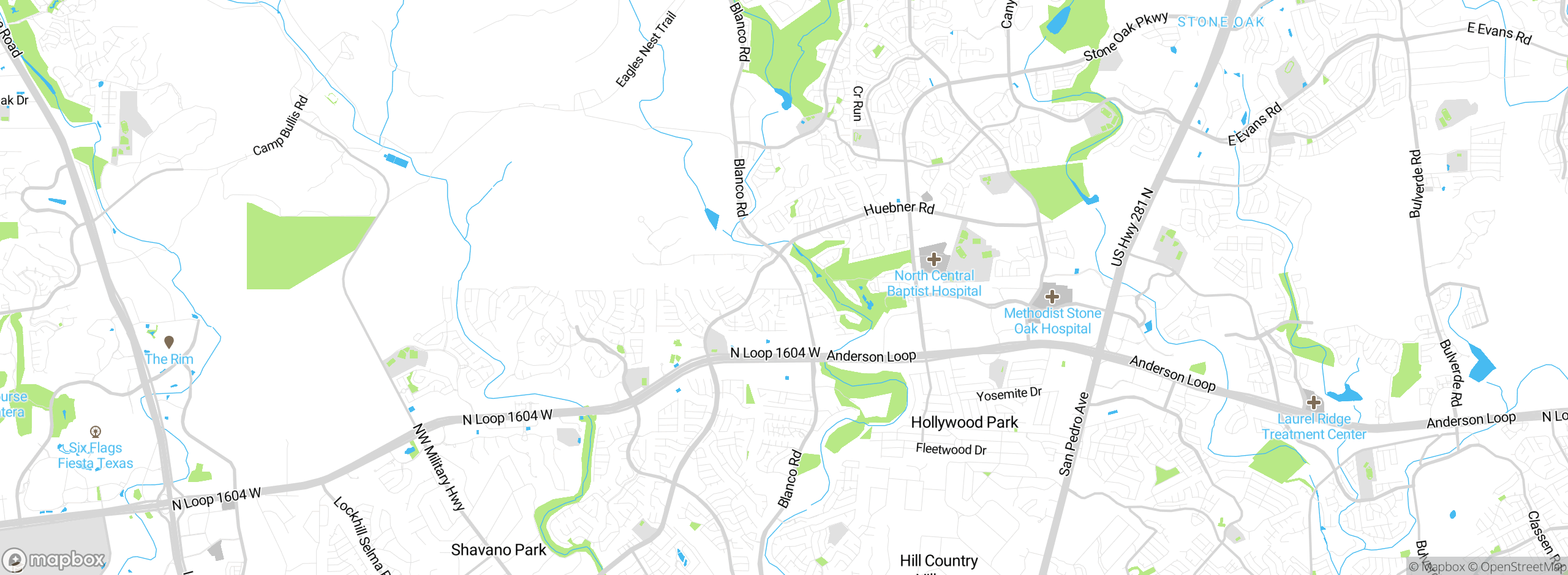 Map showing approximate location