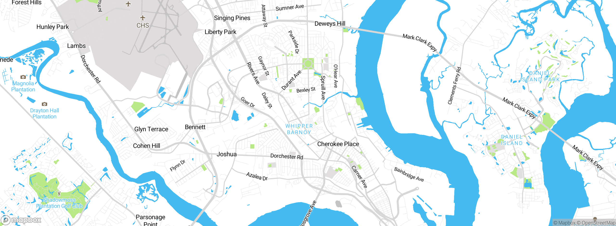 Map showing approximate location