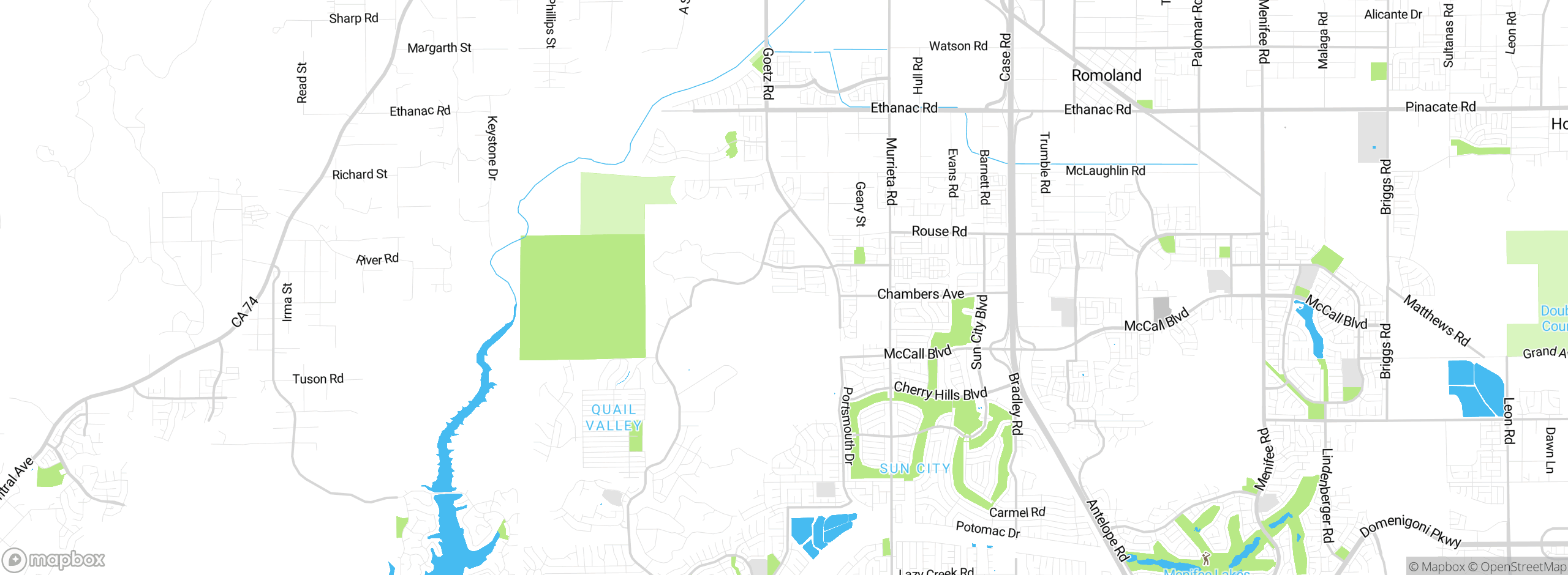 Map showing approximate location