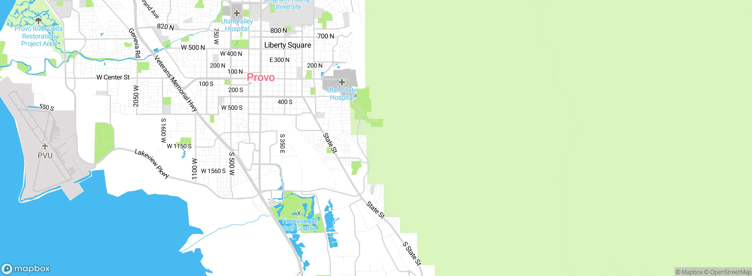 Map showing approximate location