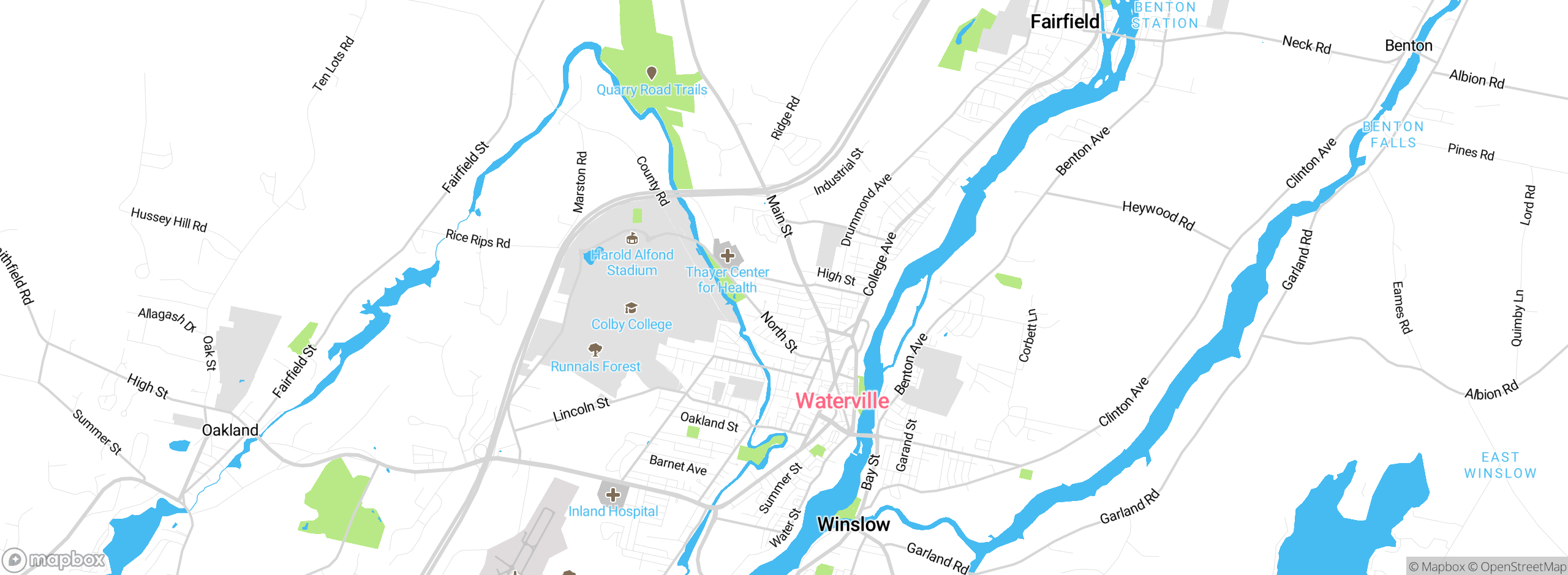 Map showing approximate location