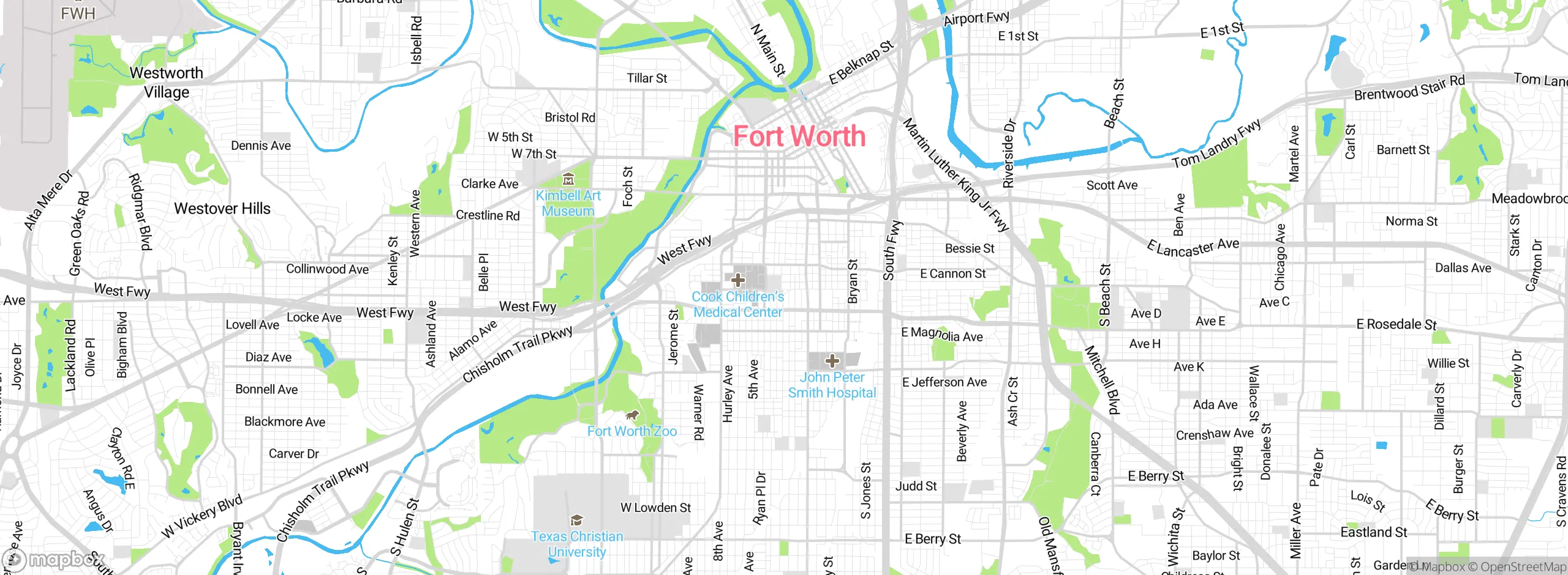 Map showing approximate location