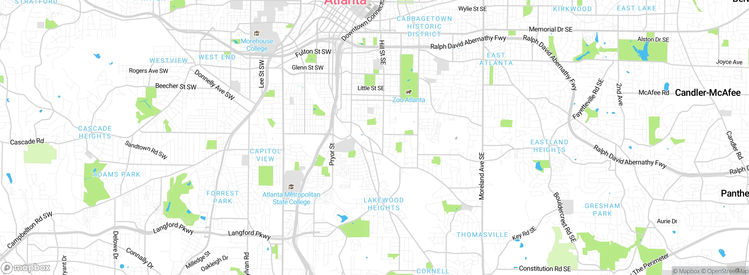Map showing approximate location
