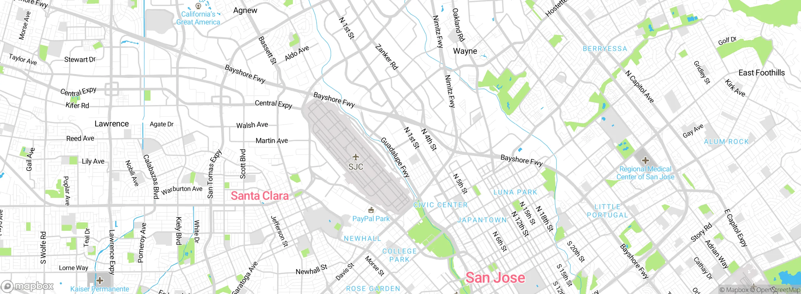 Map showing approximate location