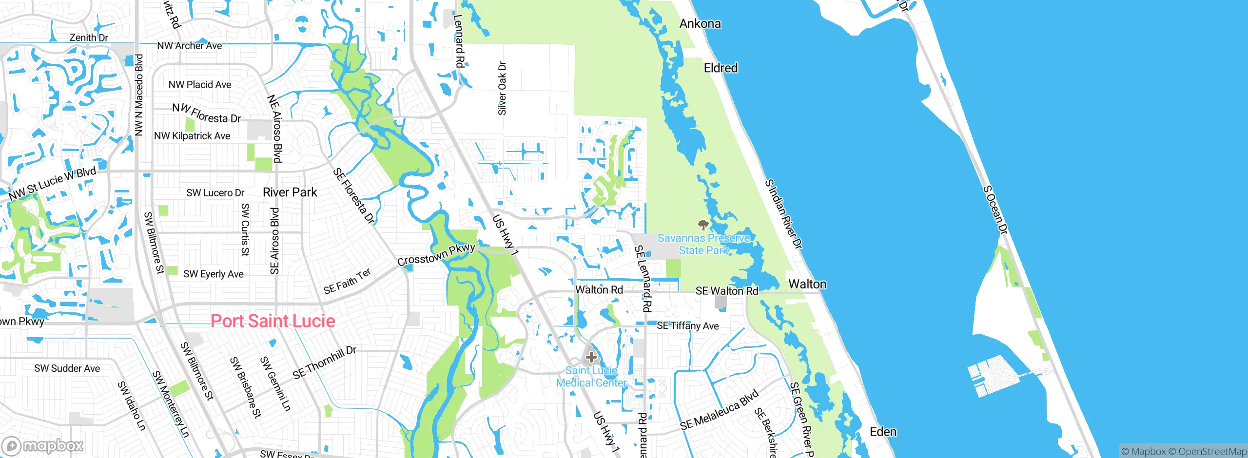 Map showing approximate location