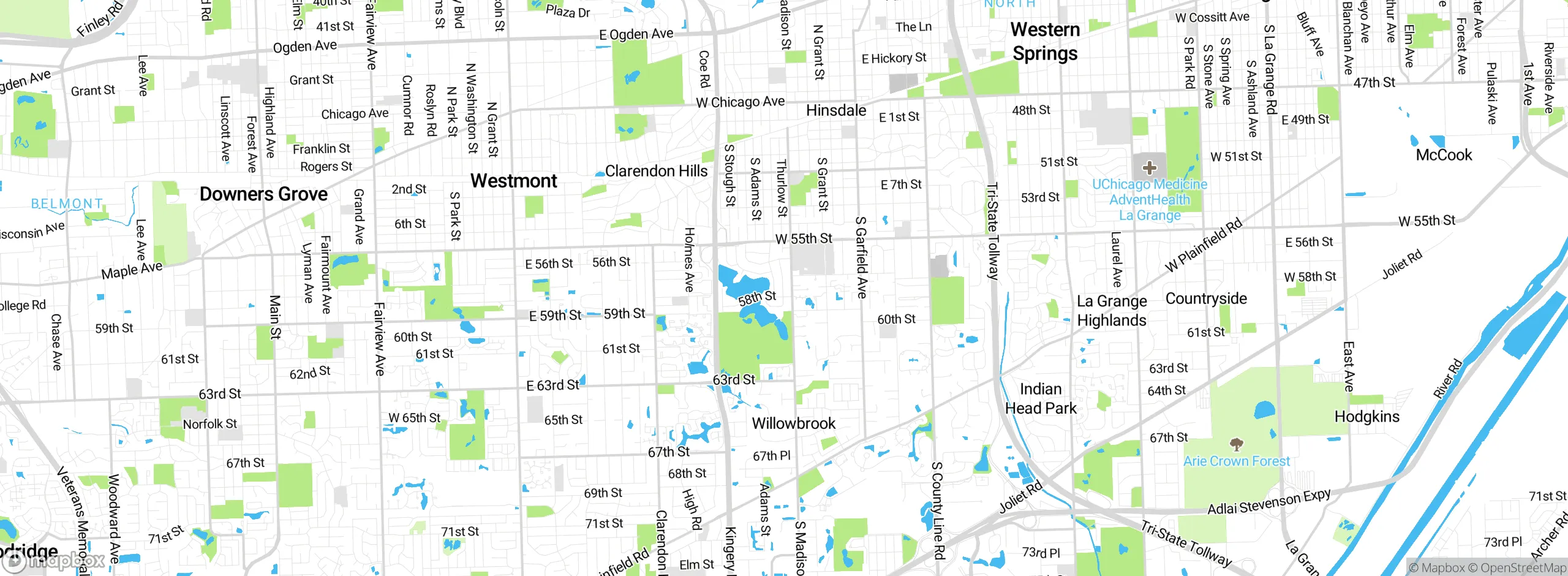 Map showing approximate location
