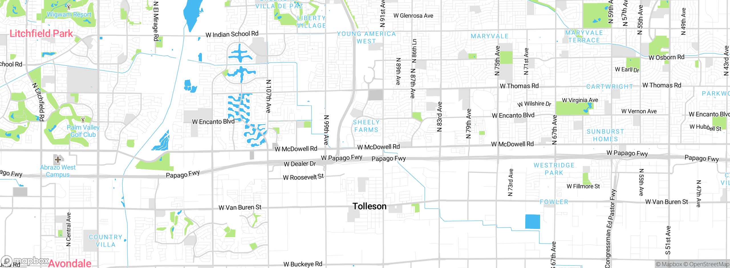 Map showing approximate location