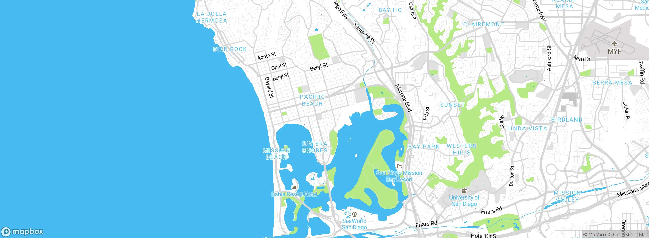 Map showing approximate location