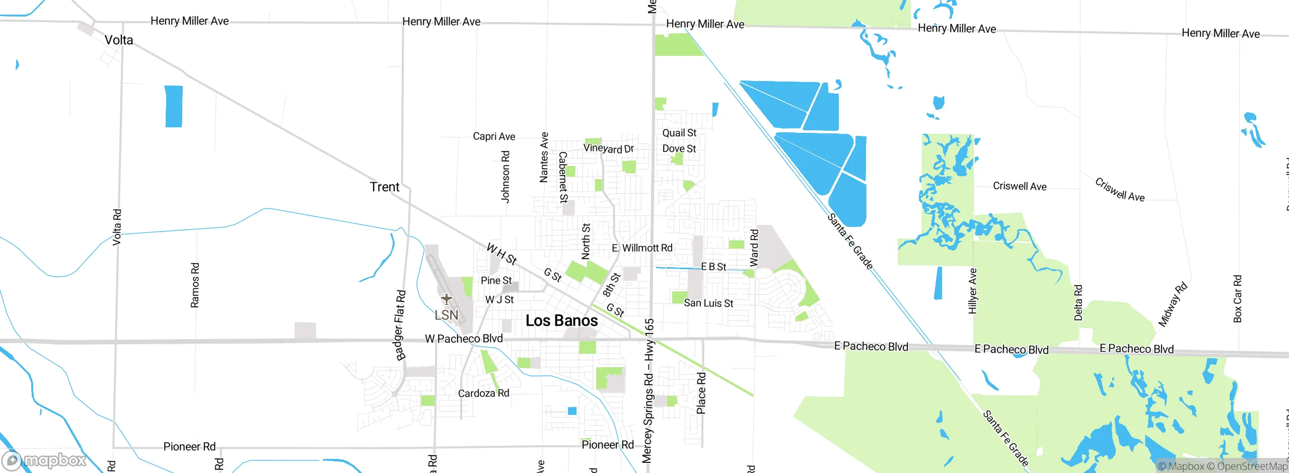 Map showing approximate location
