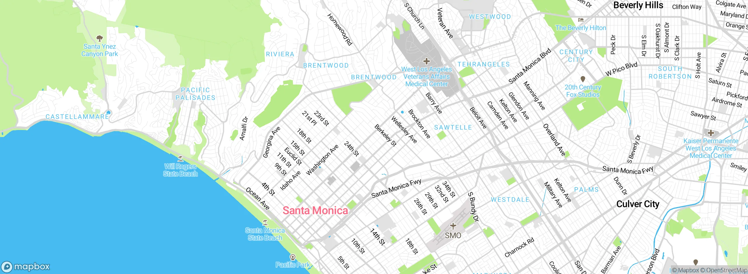Map showing approximate location