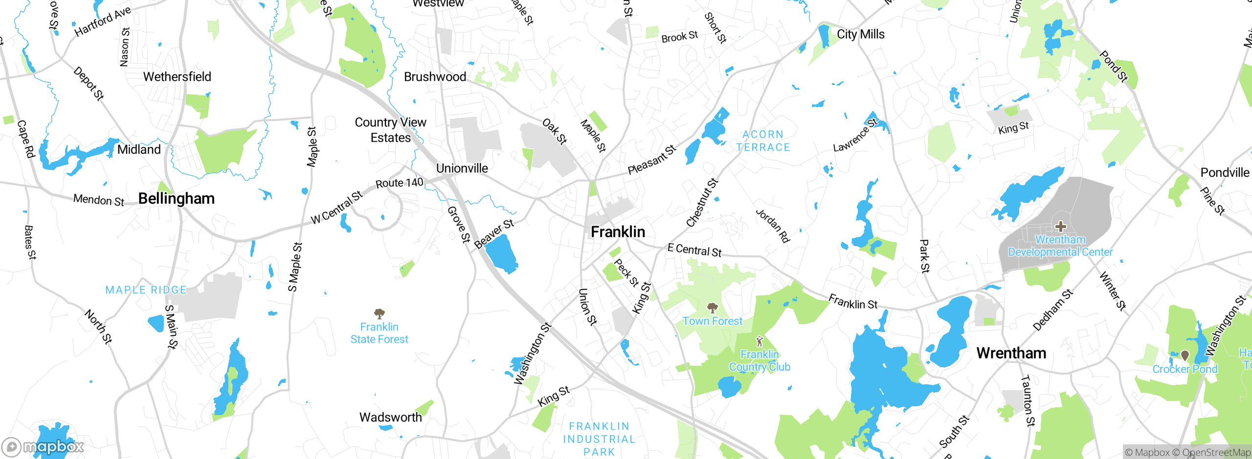 Map showing approximate location