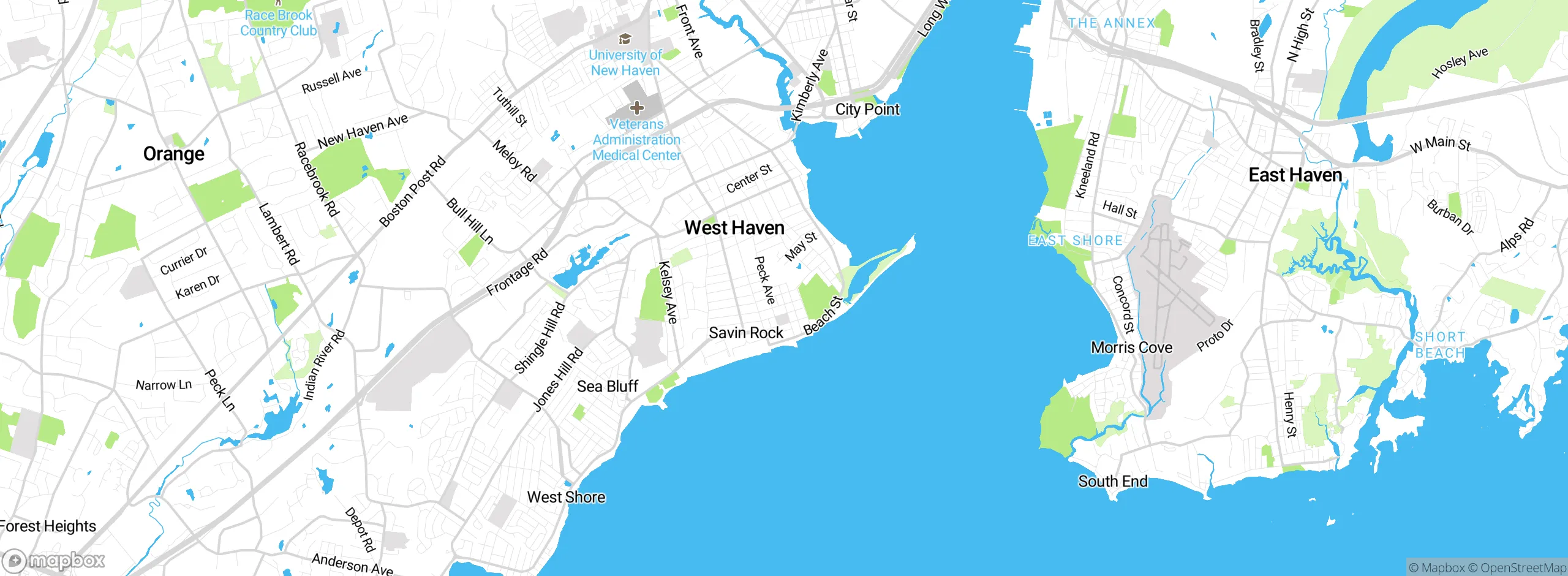 Map showing approximate location