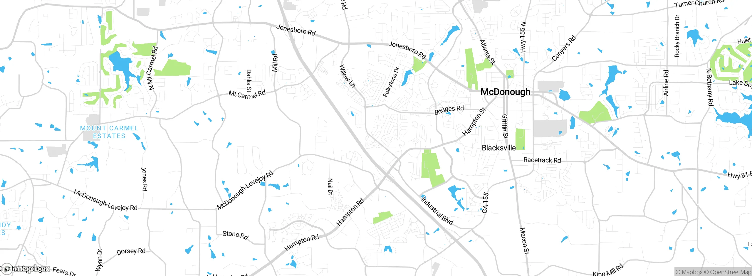 Map showing approximate location
