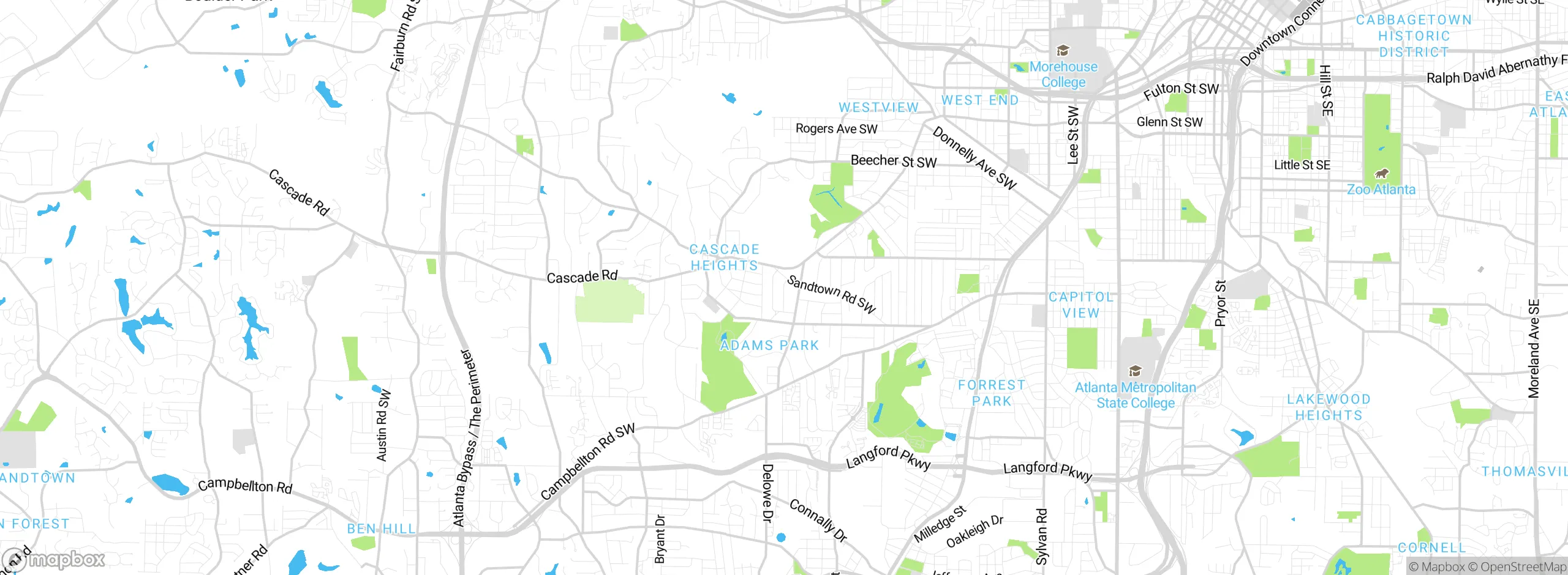 Map showing approximate location