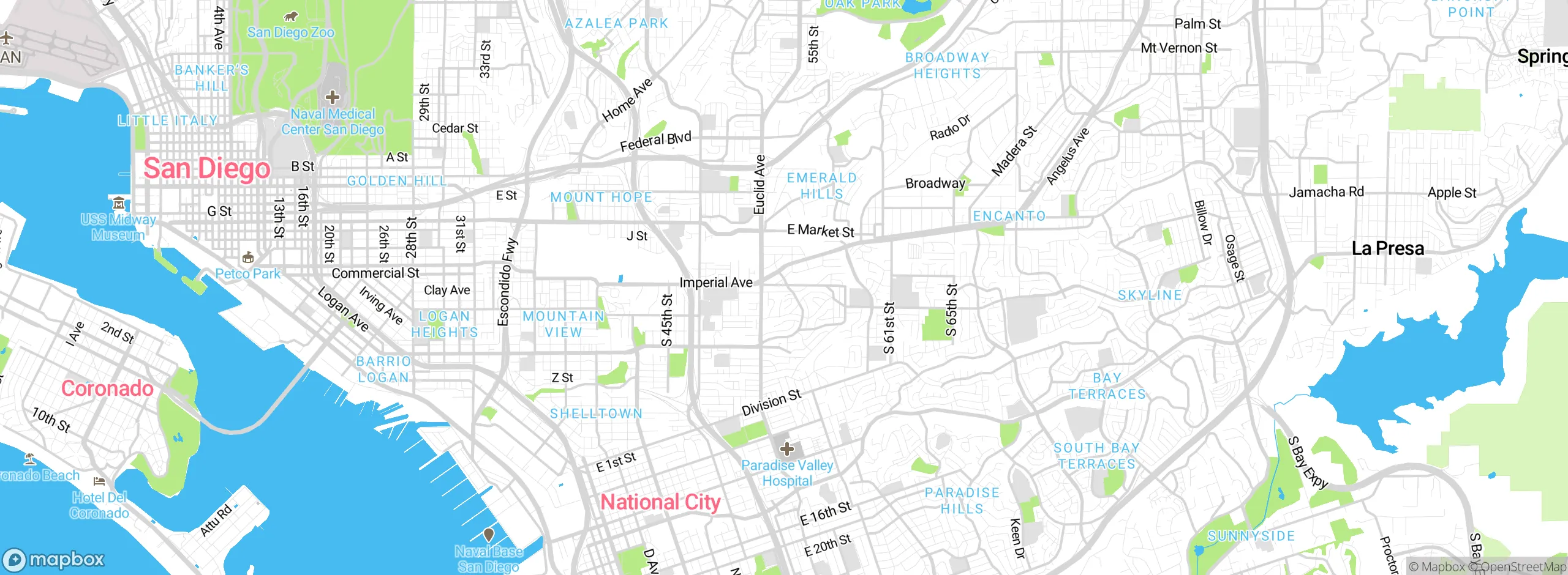 Map showing approximate location