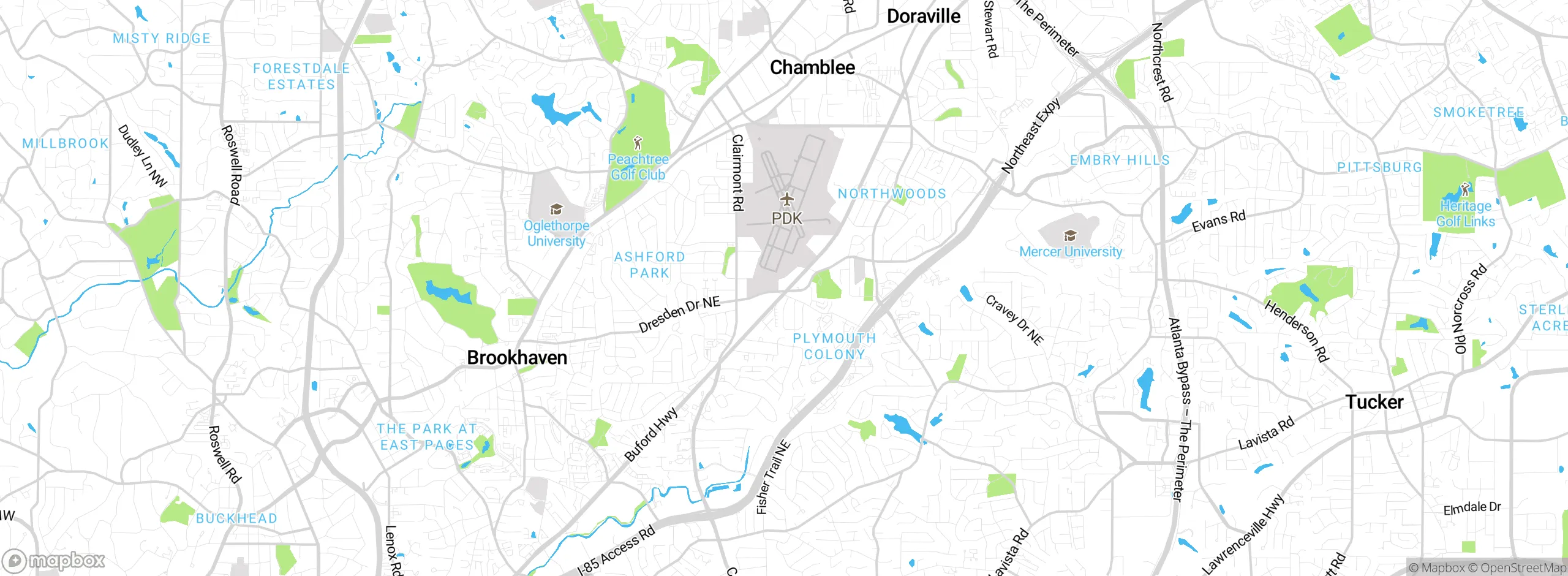 Map showing approximate location