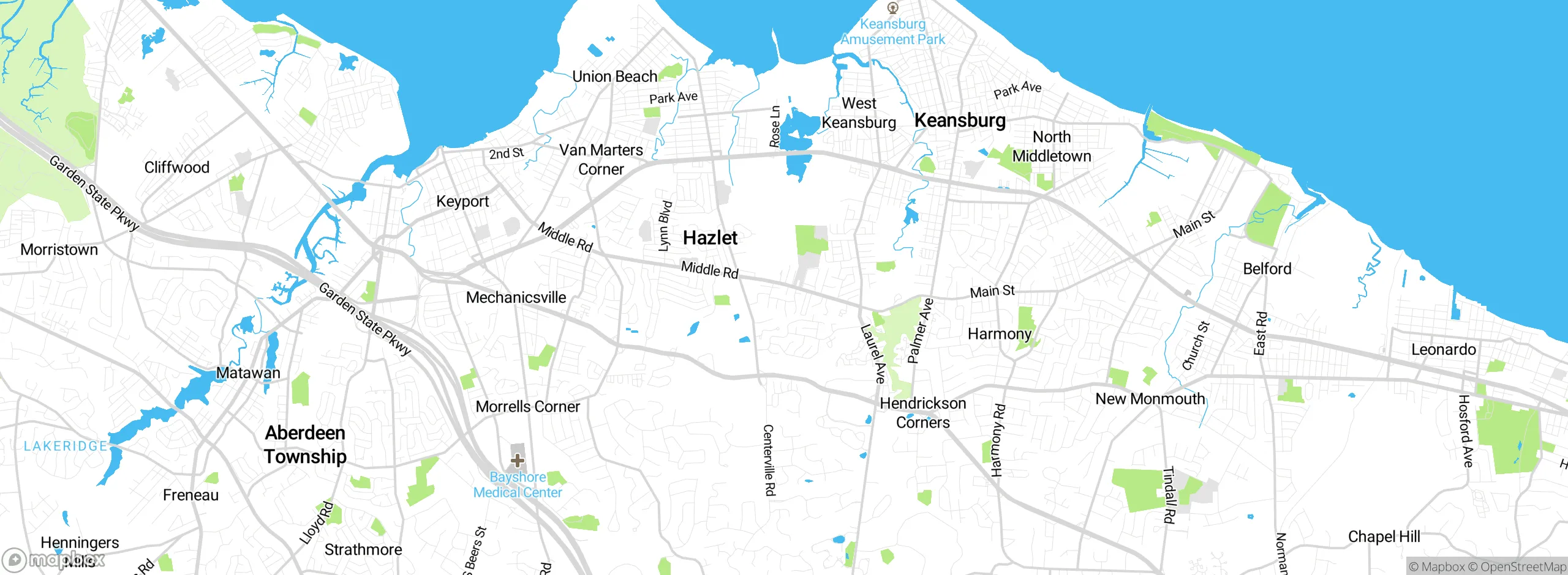 Map showing approximate location