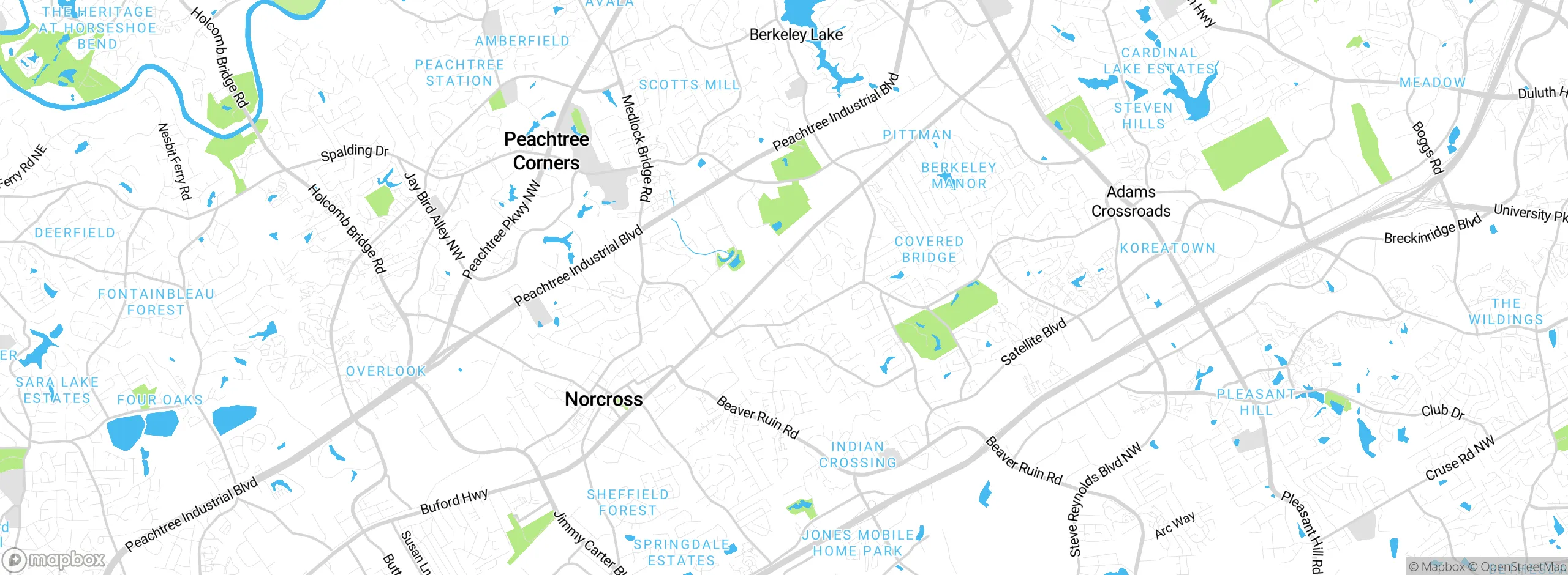 Map showing approximate location