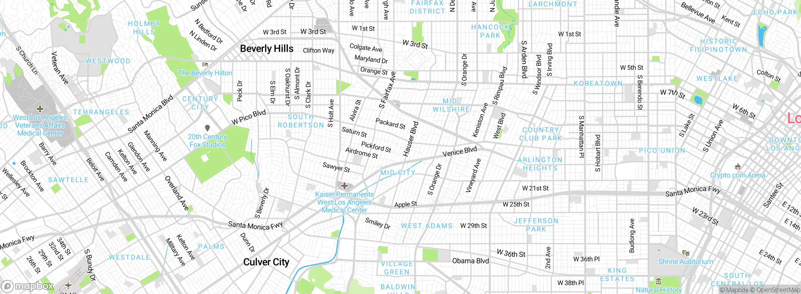 Map showing approximate location