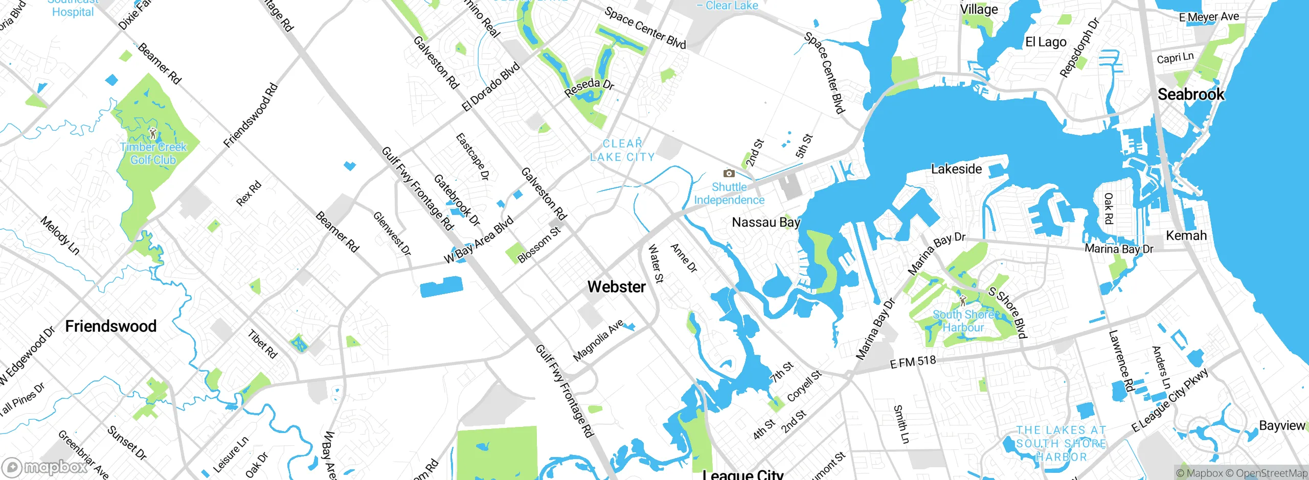 Map showing approximate location